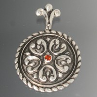 Chasing & Repousse Pendant made by Jim Jordan